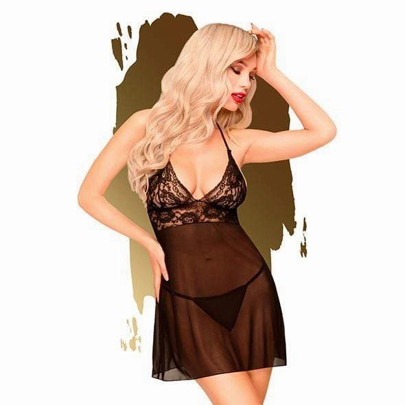 Penthouse - Bedtime Story Mini Dress with Thong Chemise