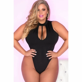 Pink Lipstick - Taking Risks Choker Bodysuit Costume