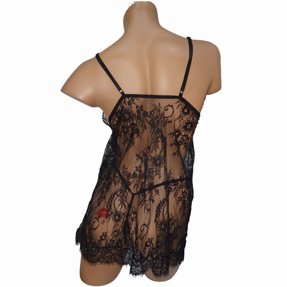 Poison Rose - Lace Strap Babydoll - 733