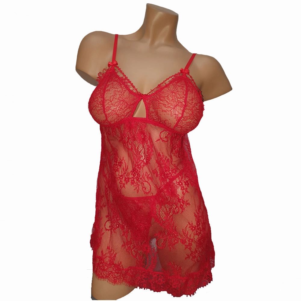 Poison Rose - Lace Strap Babydoll - 733