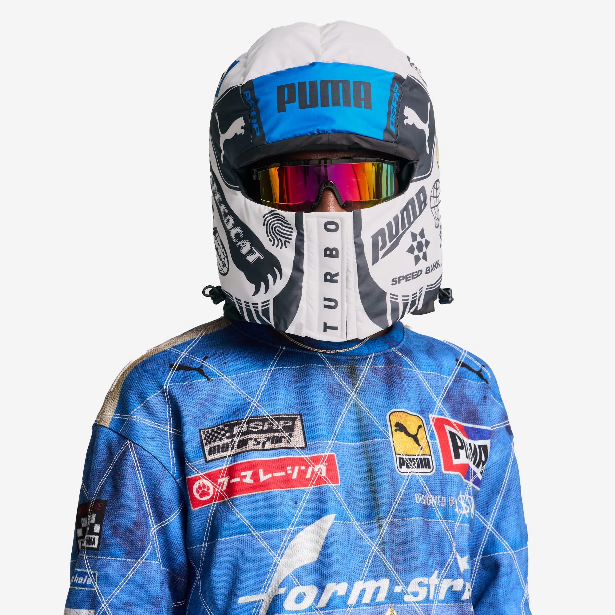 PUMA |X A$AP ROCKY  BALACLAVA {  WHITE/TEAM ROYAL