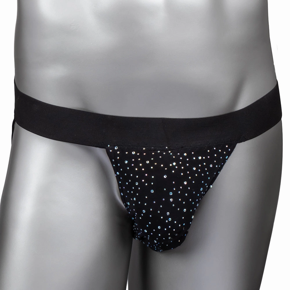 Radiance Sparkle Rhinestone Mesh Jock Strap