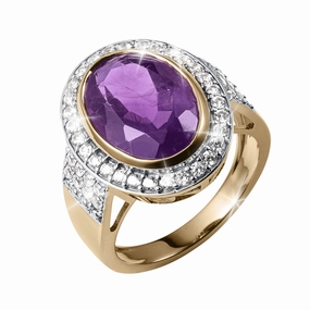 Regal Amethyst Ladies Ring