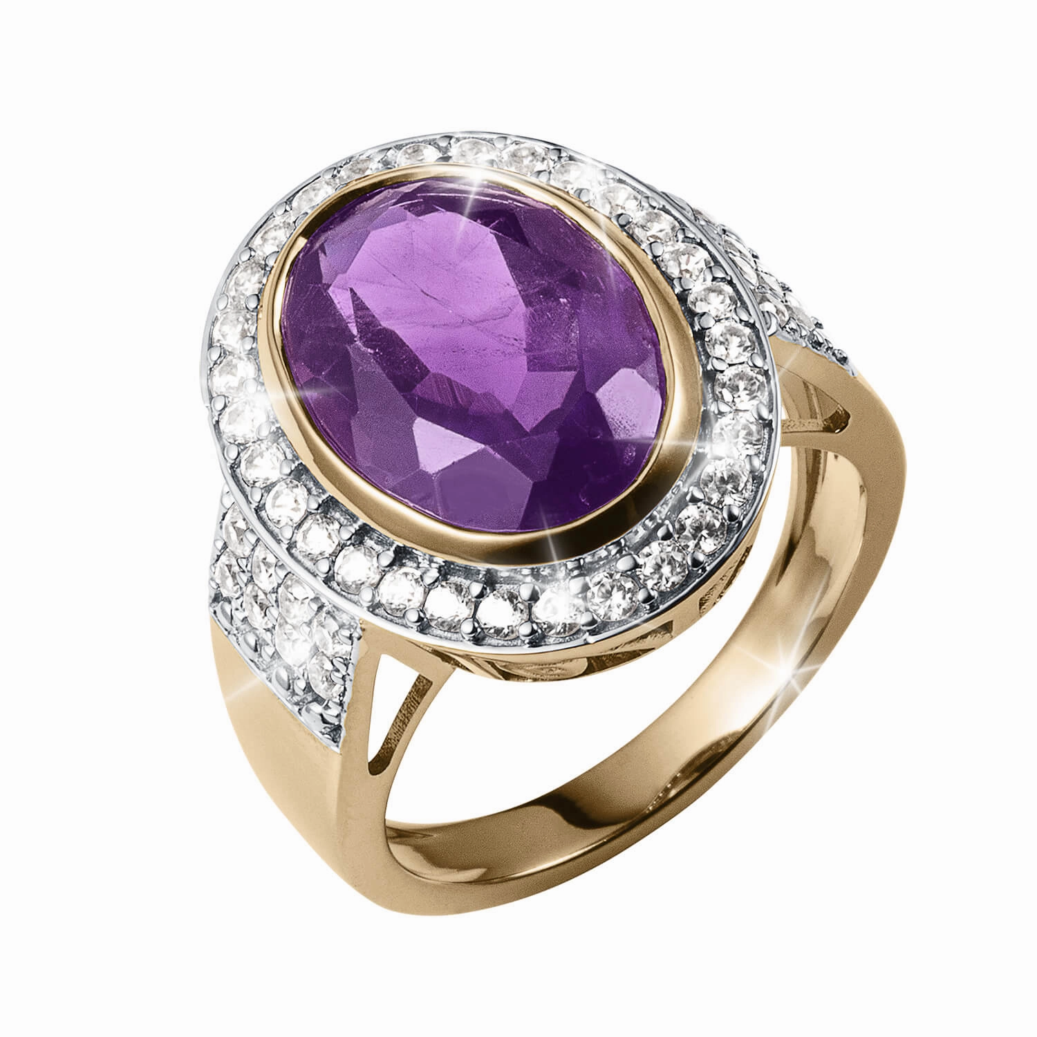Regal Amethyst Ladies Ring