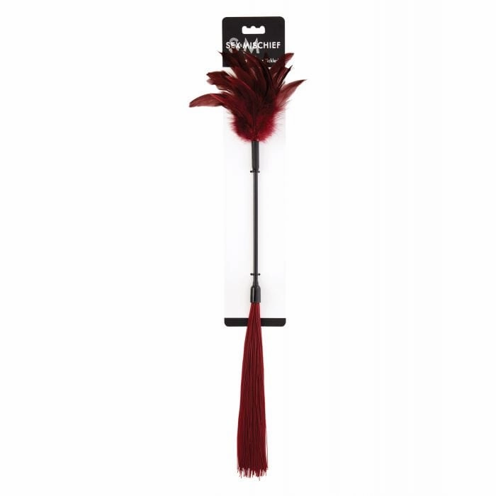 S&M - Sex and Mischief Enchanted Feather Tickler (Burgundy)