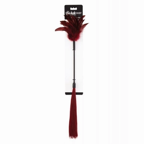 S&M - Sex and Mischief Enchanted Feather Tickler (Burgundy)