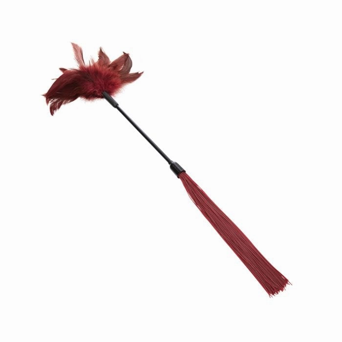 S&M - Sex and Mischief Enchanted Feather Tickler (Burgundy)