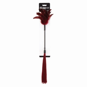 S&M - Sex and Mischief Enchanted Feather Tickler (Burgundy)