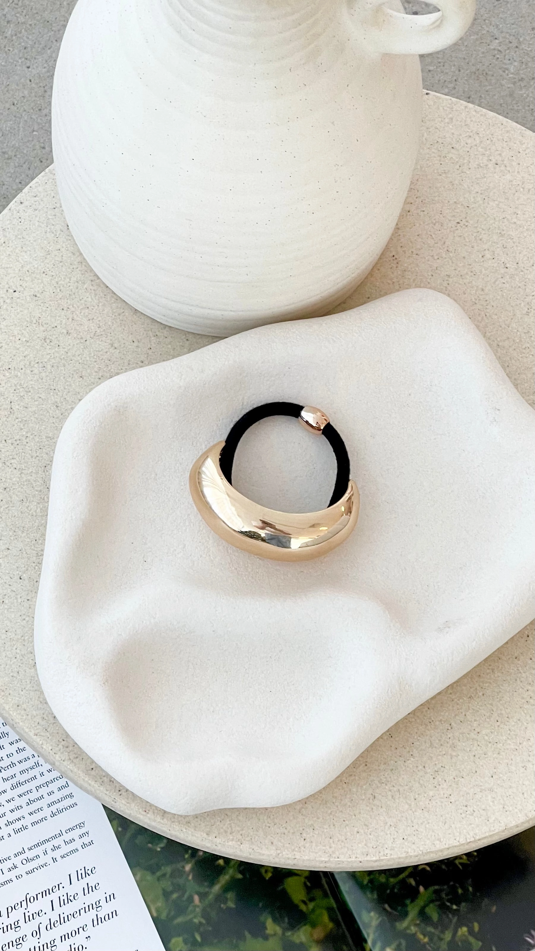 Saki Hair Tie - Gold