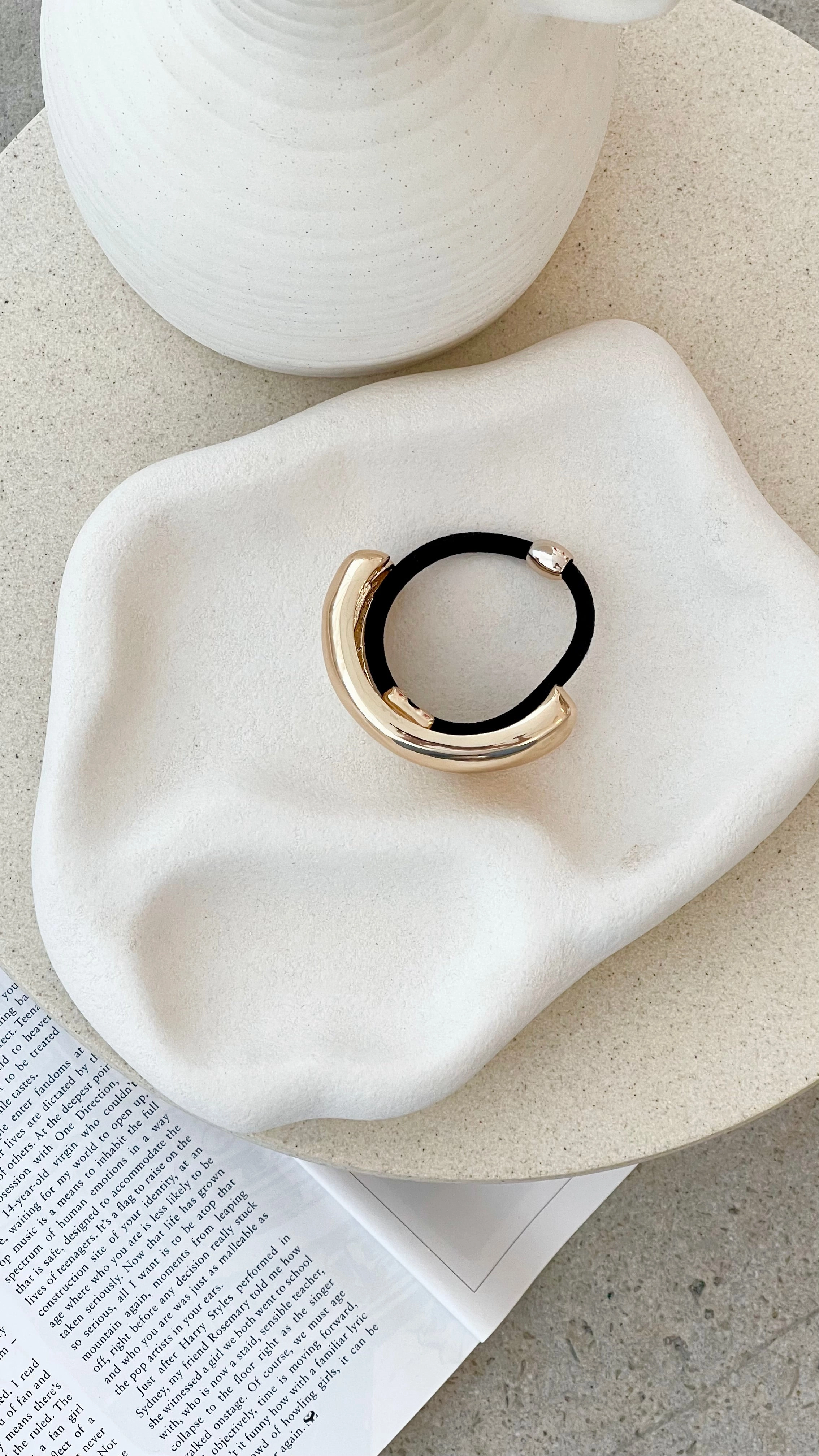 Saku Hair Tie - Gold