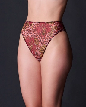 Stained Glass High Cut Brief
