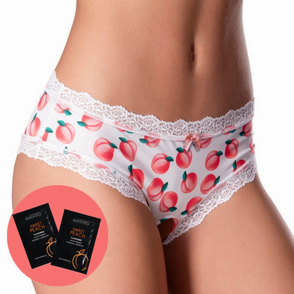 Sweet Treats Crotchless Boy Short & Flavoured Lubricant