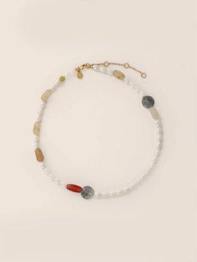 Sylvia Necklace Pearl
