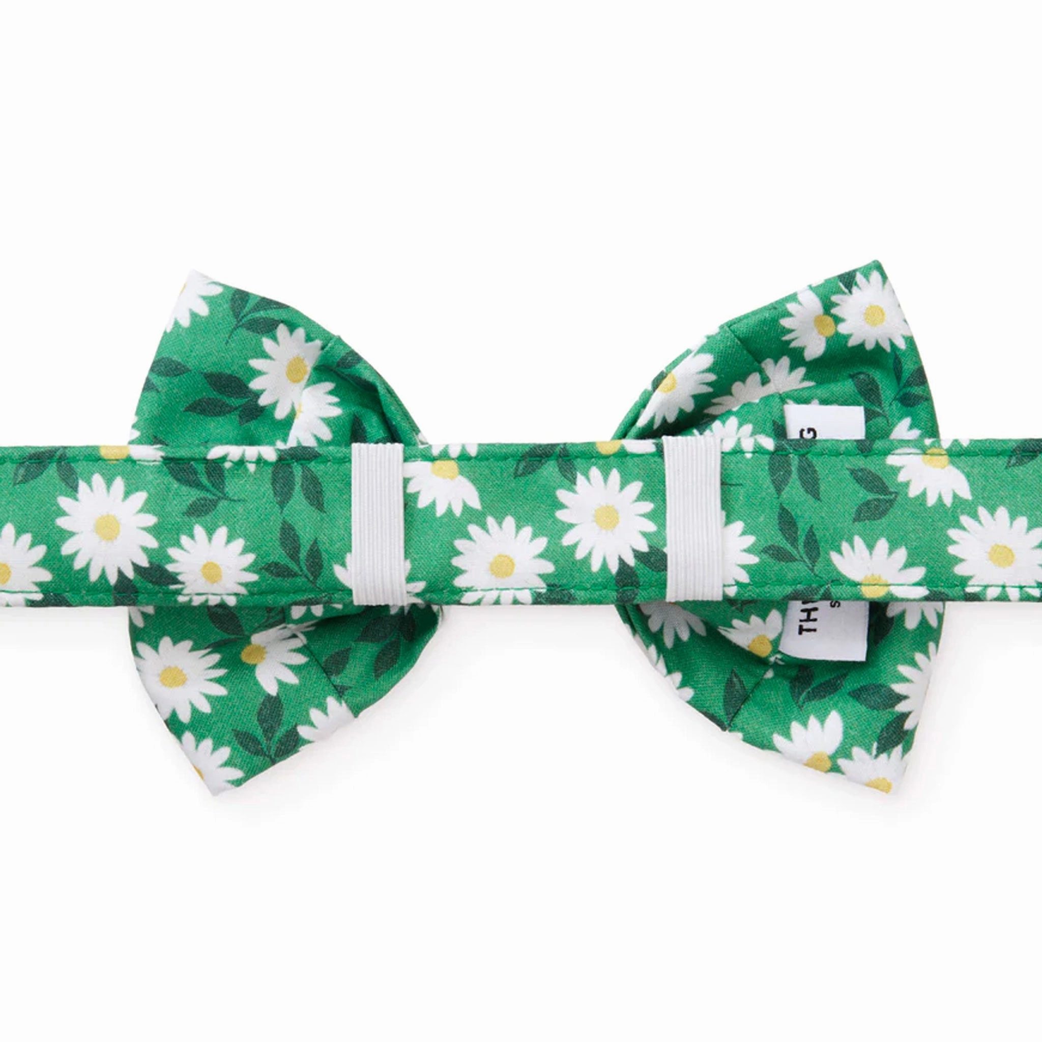 The Foggy Dog Comin Up Daisies Green Dog Bowtie