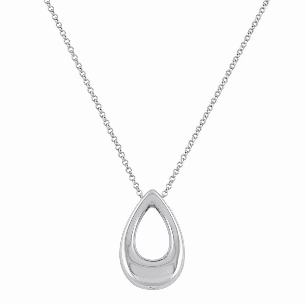 The Hollow Teardrop Cremation Necklace