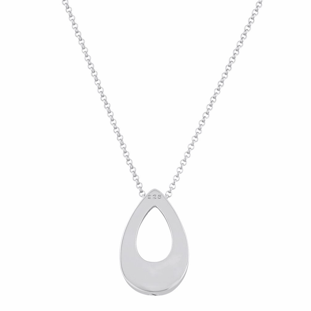 The Hollow Teardrop Cremation Necklace