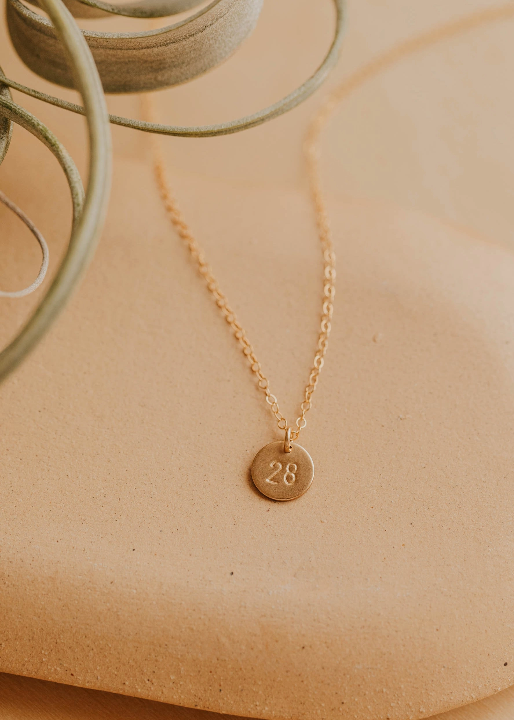 Tiny Digits Necklace