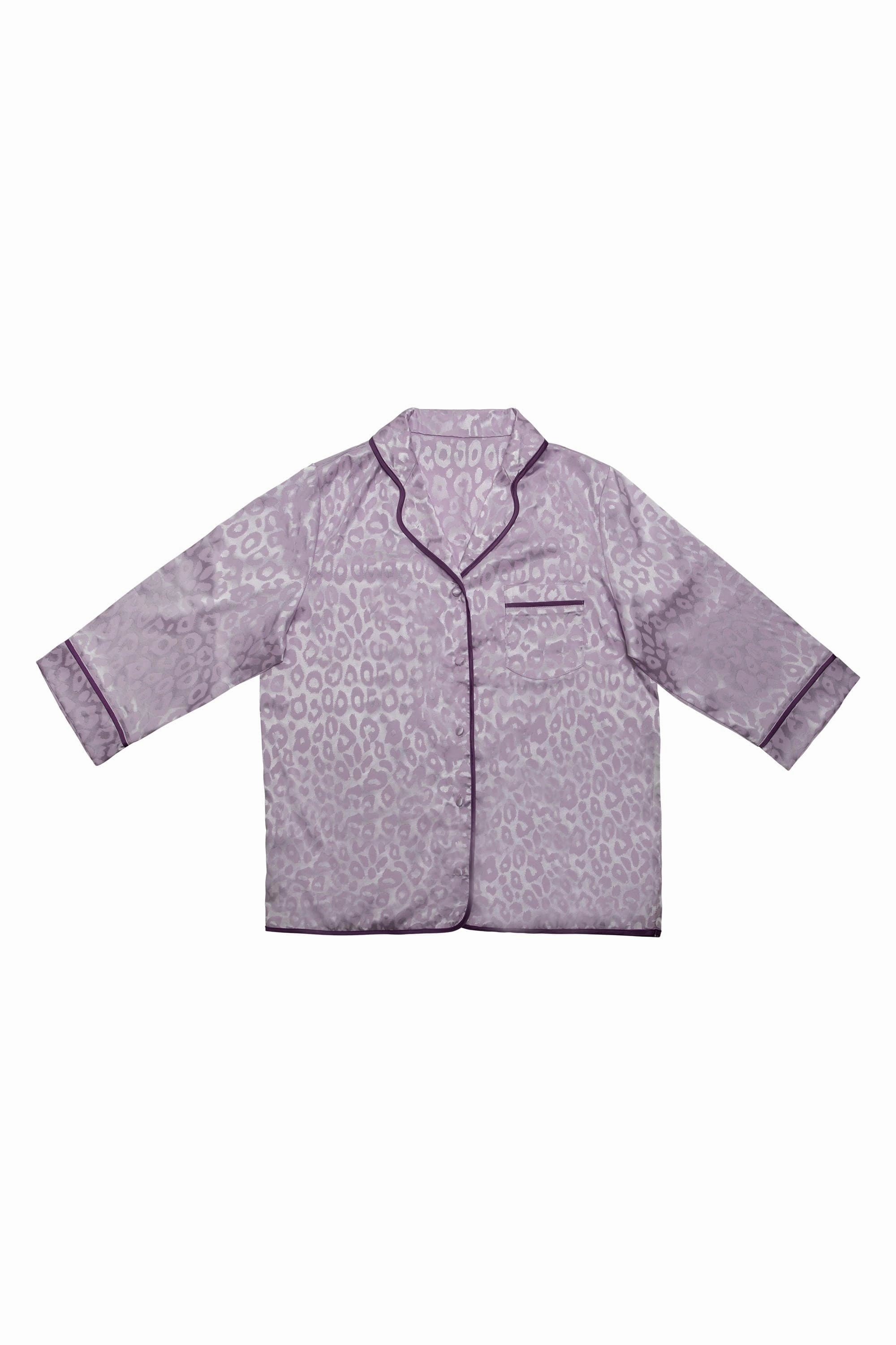 Tracey Lilac Leopard PJ Set