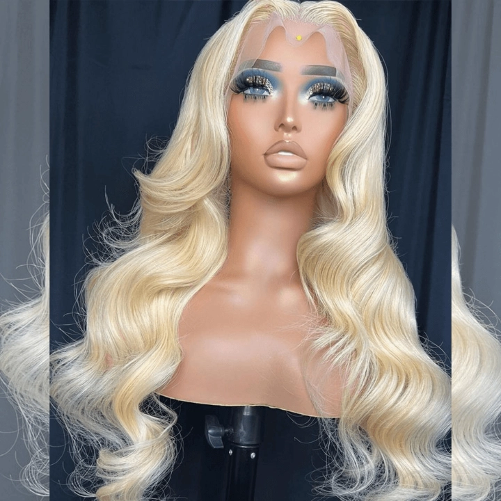 Tuneful 13x4 13x6 Transparent 613 Blonde Lace Frontal Human Hair Wigs Body Wave Lace Front Wigs