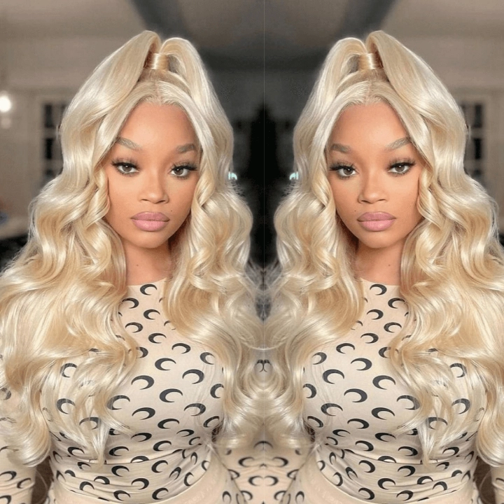 Tuneful 13x4 13x6 Transparent 613 Blonde Lace Frontal Human Hair Wigs Body Wave Lace Front Wigs