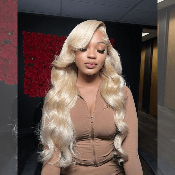Tuneful 613 Blonde Body Wave 13x4 13x6 Lace Frontal Wigs 180% Density Human Hair Wigs  Bogo Deal