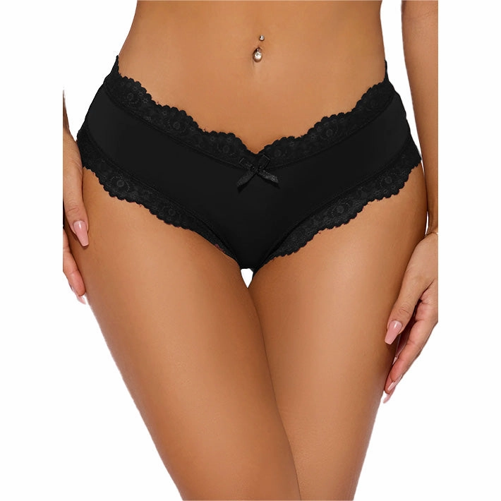 Vera Micro & Lace Trim G-String