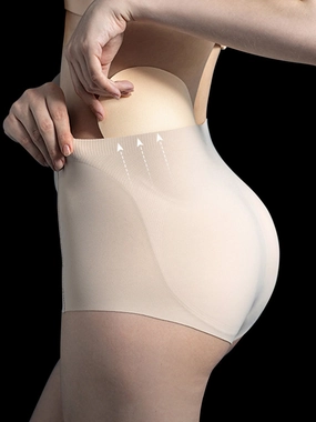 Women Seamless Butt Enhancer Padded Panties